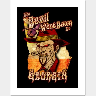 Devil Went Down To Georgia Posters and Art